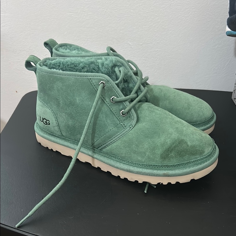 UGG Mint Suede Lace-Up Boots